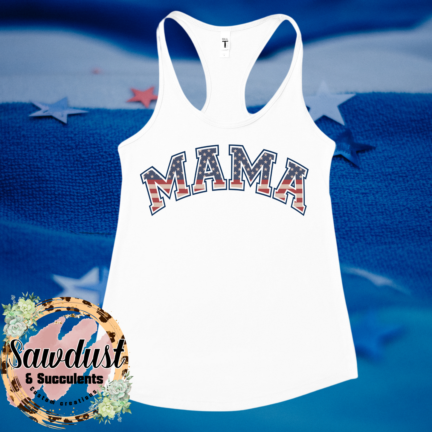 Patriotic Mama Graphic Tank