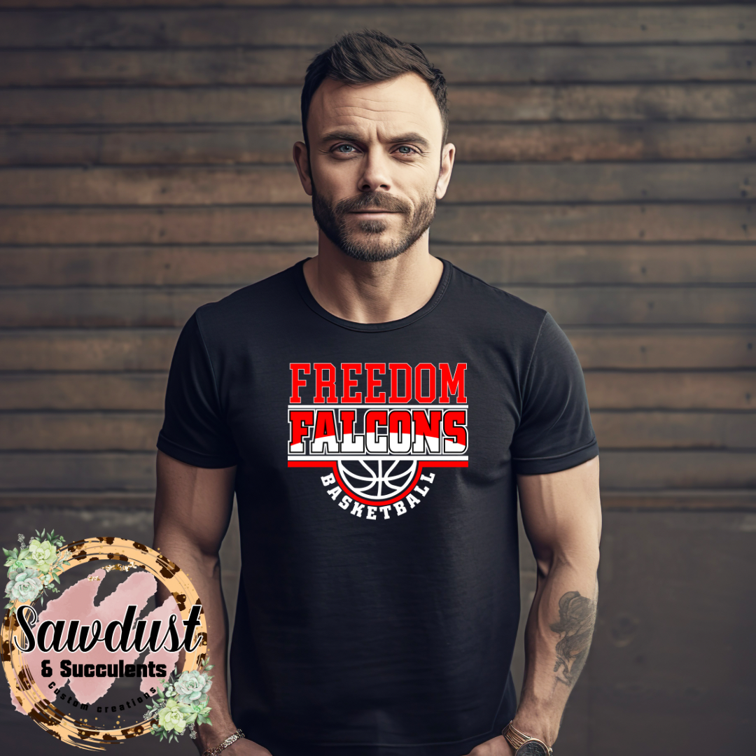 Freedom Falcons Retro Basketball School Spirit Wear