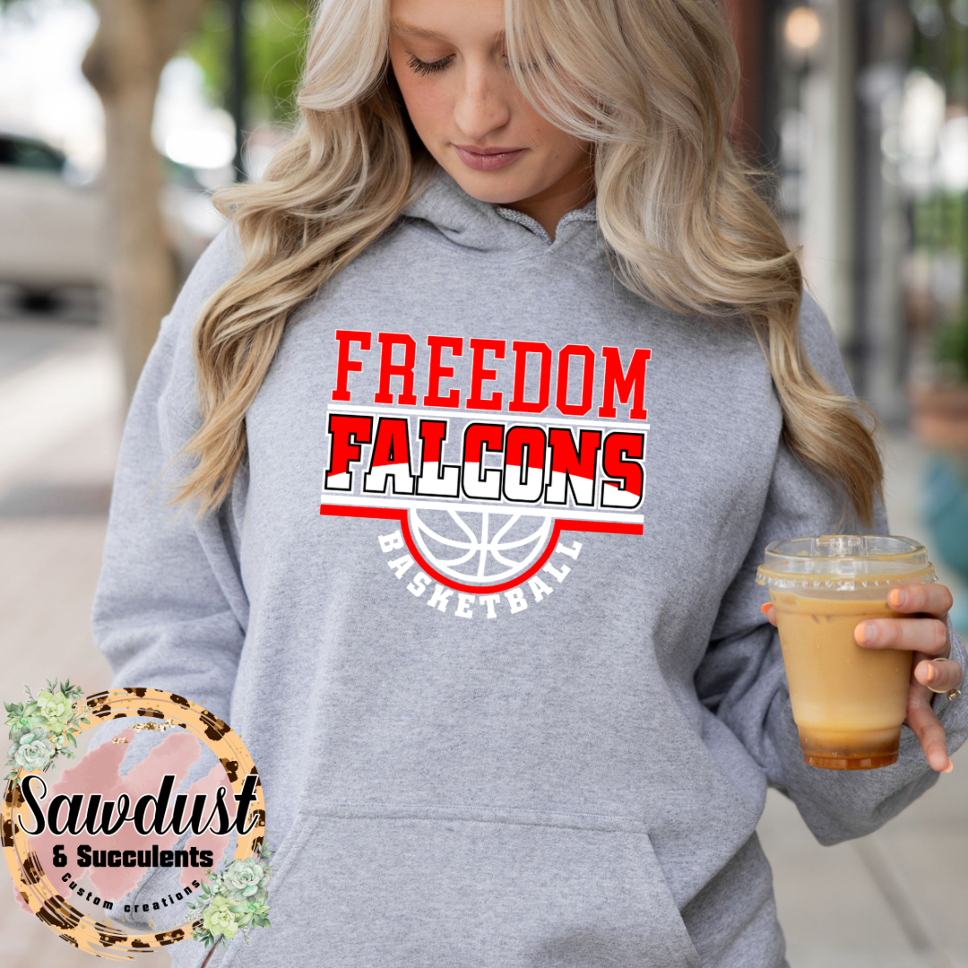 Freedom Falcons Retro Basketball School Spirit Wear