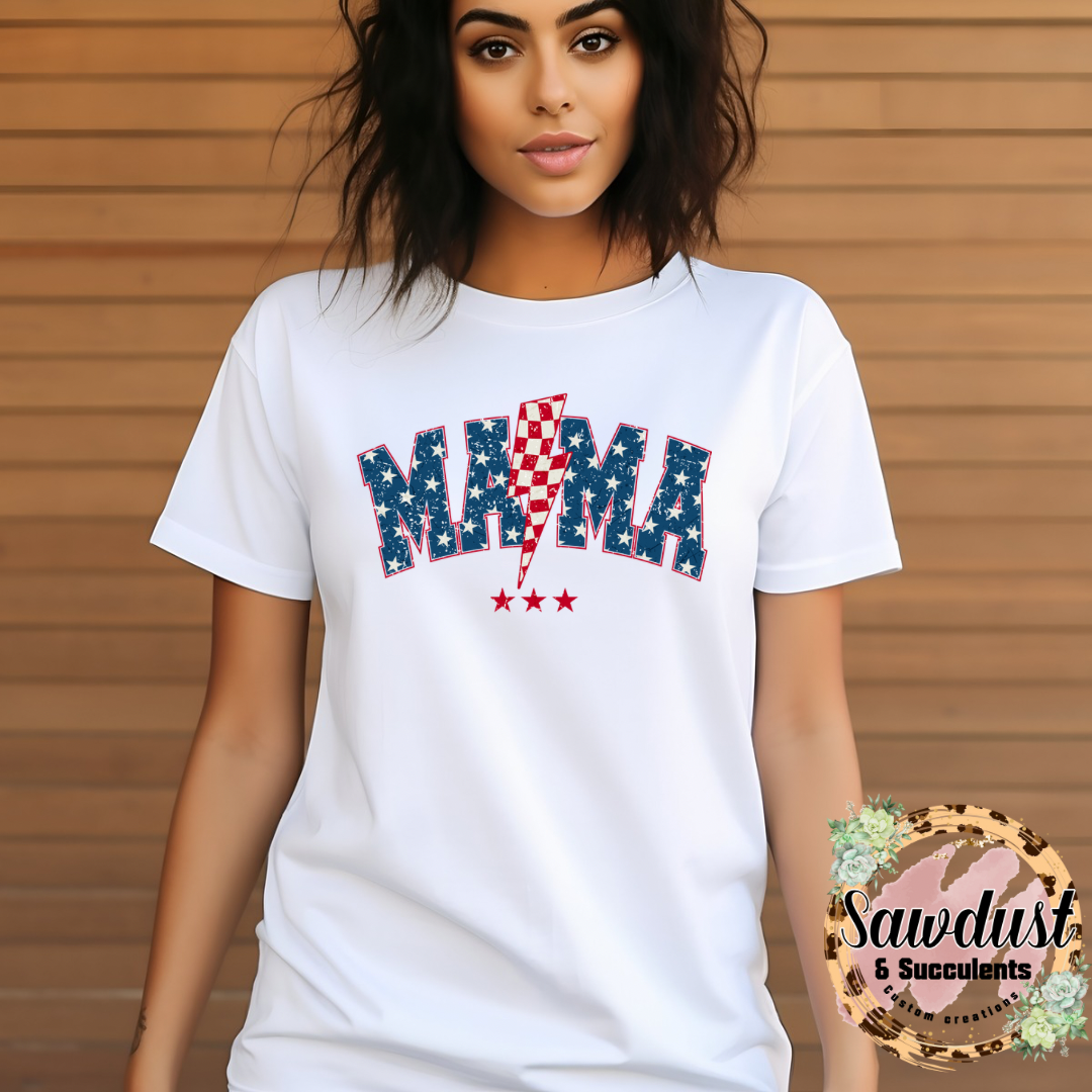 Patriotic Mama Graphic Tee