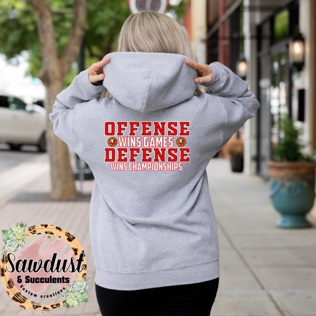 Falcons Basketball OFFENSE School Spirit Wear