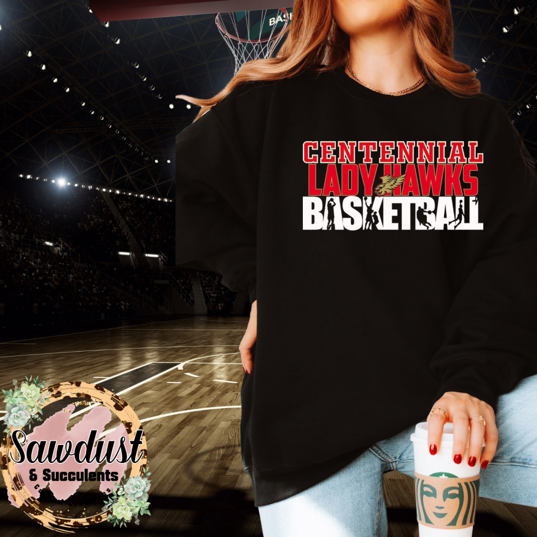 Centennial Lady Hawks Basketball School Spirit Wear