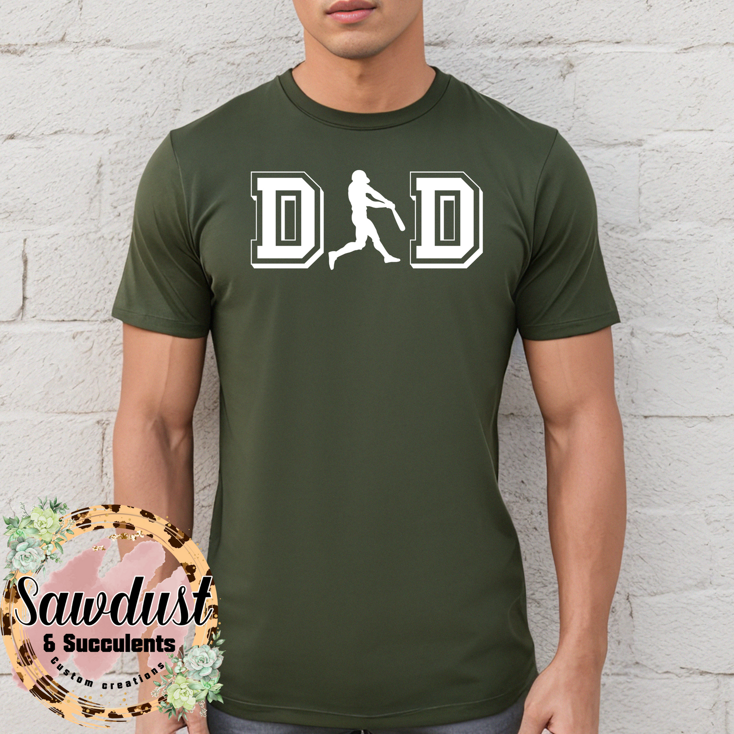 Baseball Dad graphic tee