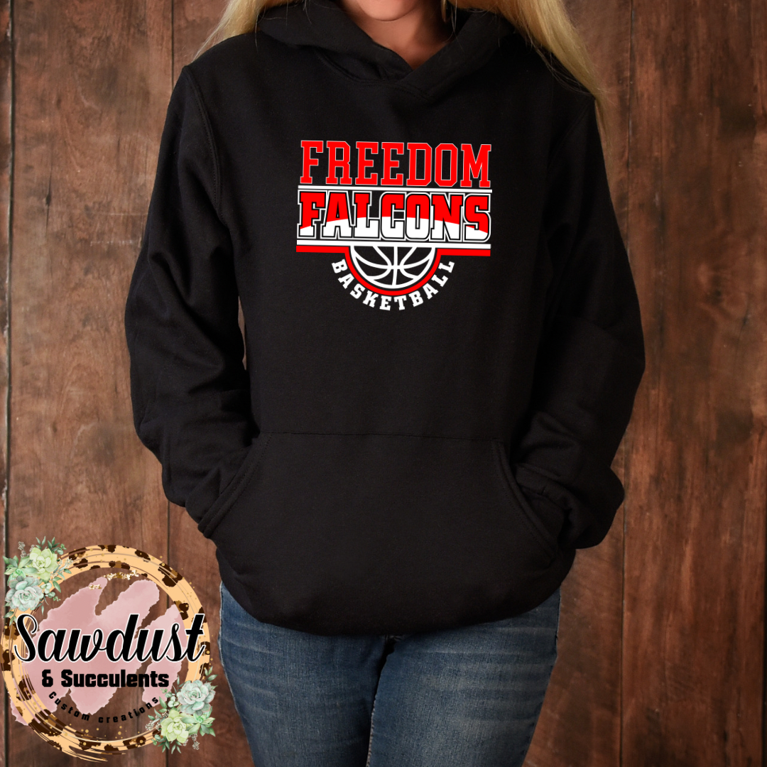 Freedom Falcons Retro Basketball School Spirit Wear