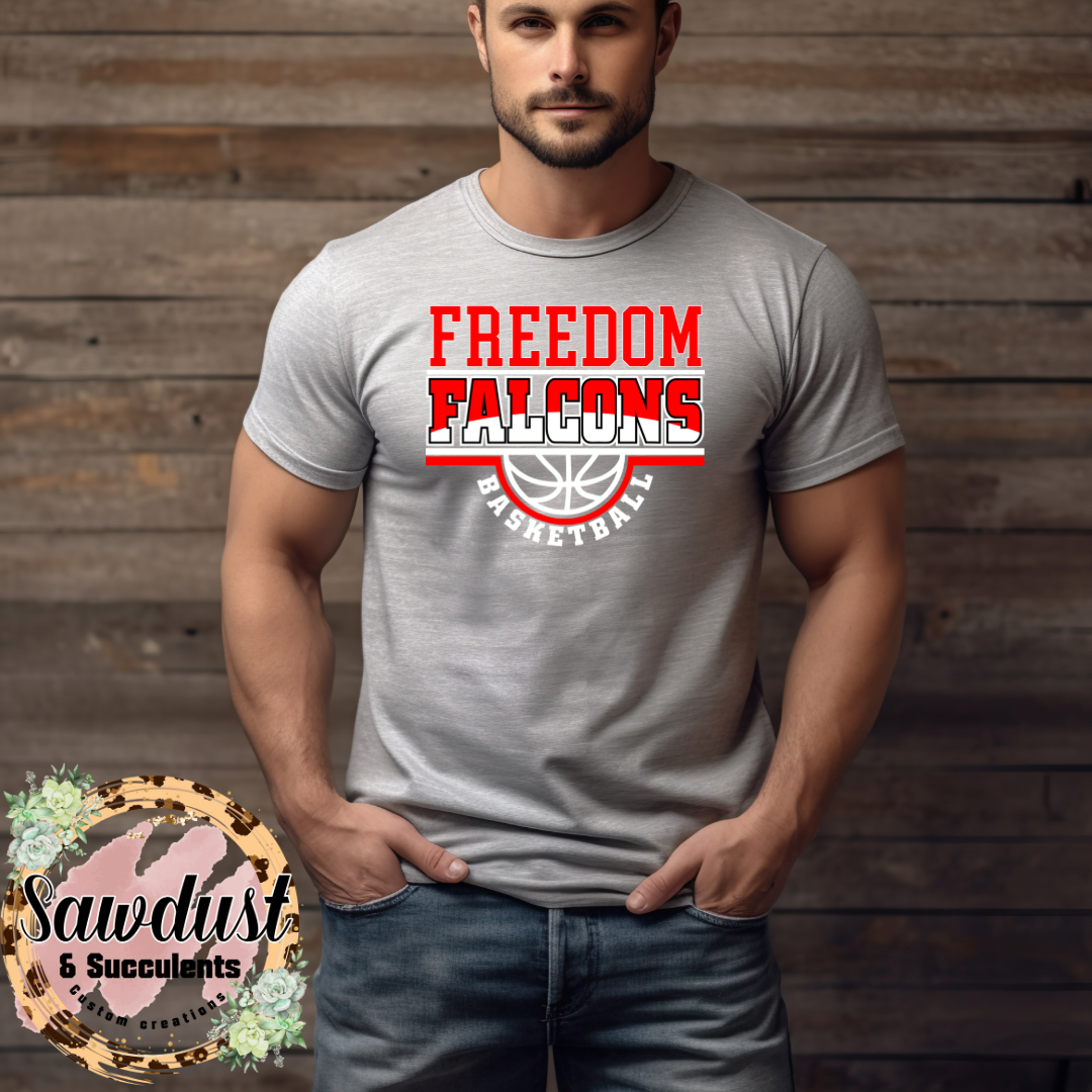 Freedom Falcons Retro Basketball School Spirit Wear