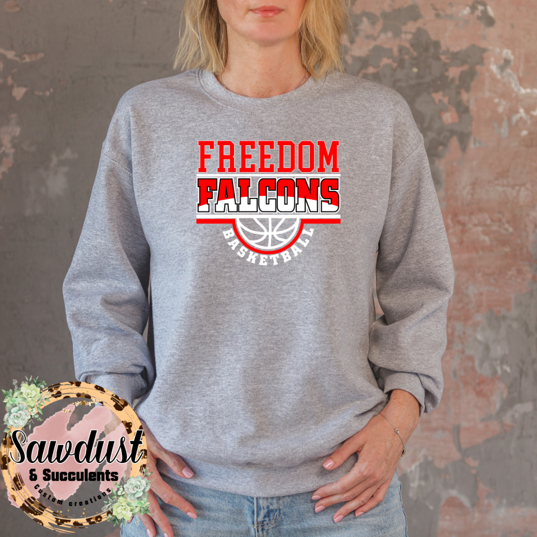 Freedom Falcons Retro Basketball School Spirit Wear