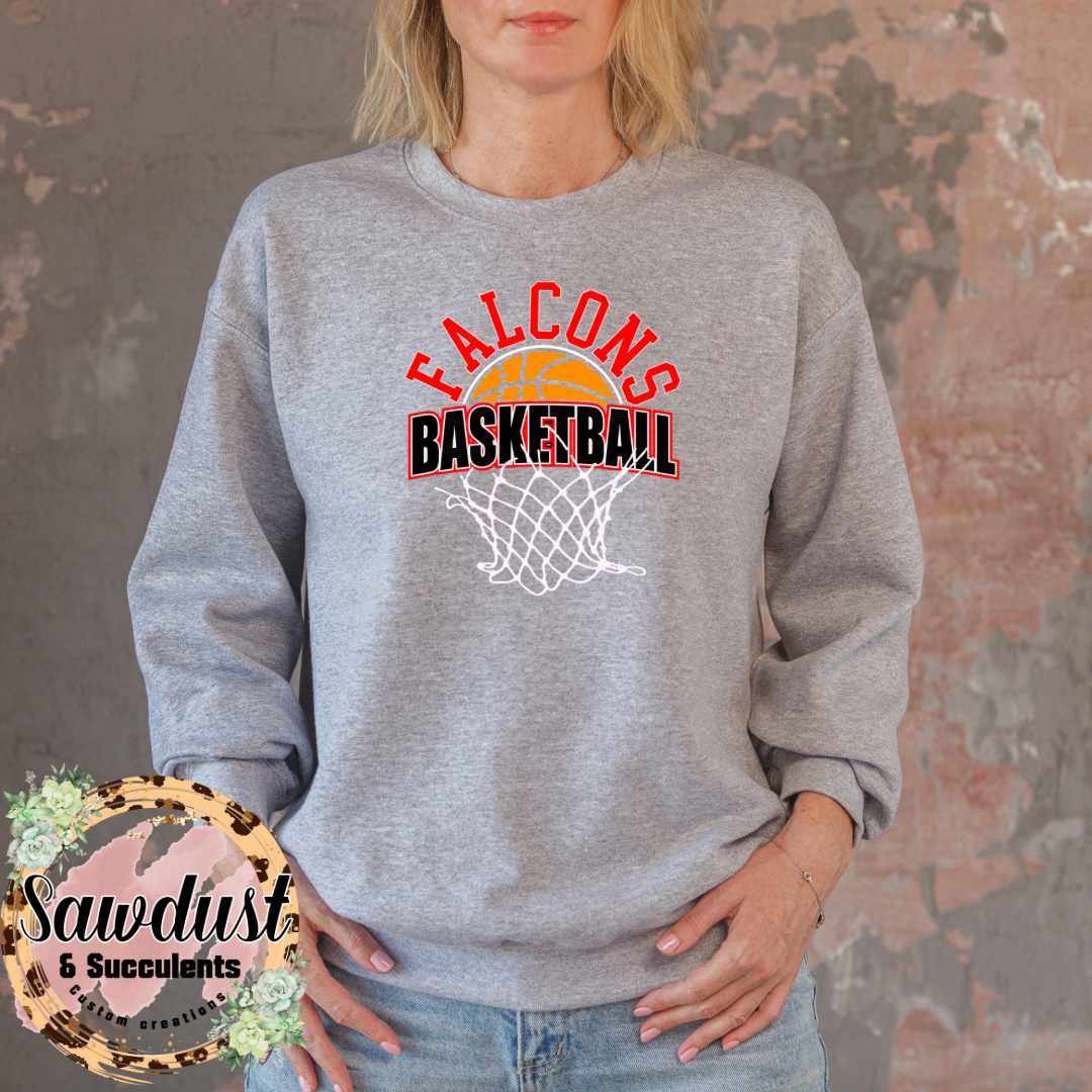 Falcons Basketball OFFENSE School Spirit Wear