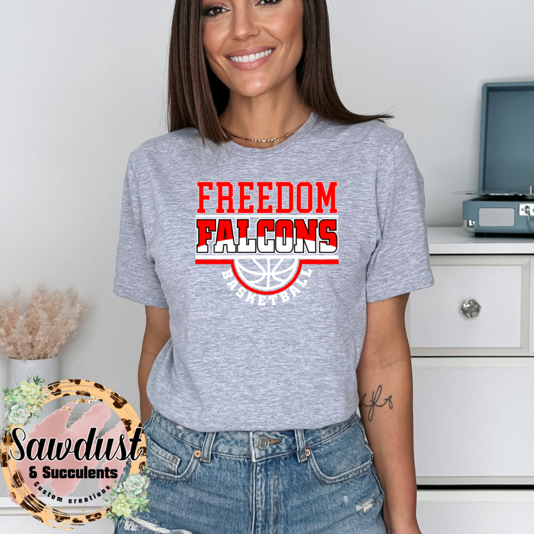 Freedom Falcons Retro Basketball School Spirit Wear