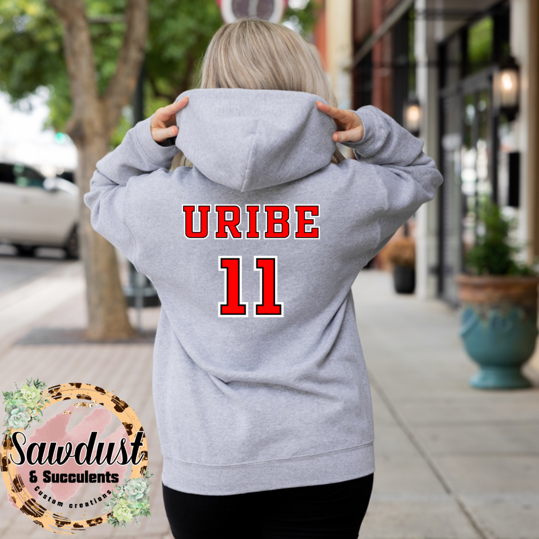 Freedom Falcons Retro Basketball Name/# School Spirit Wear