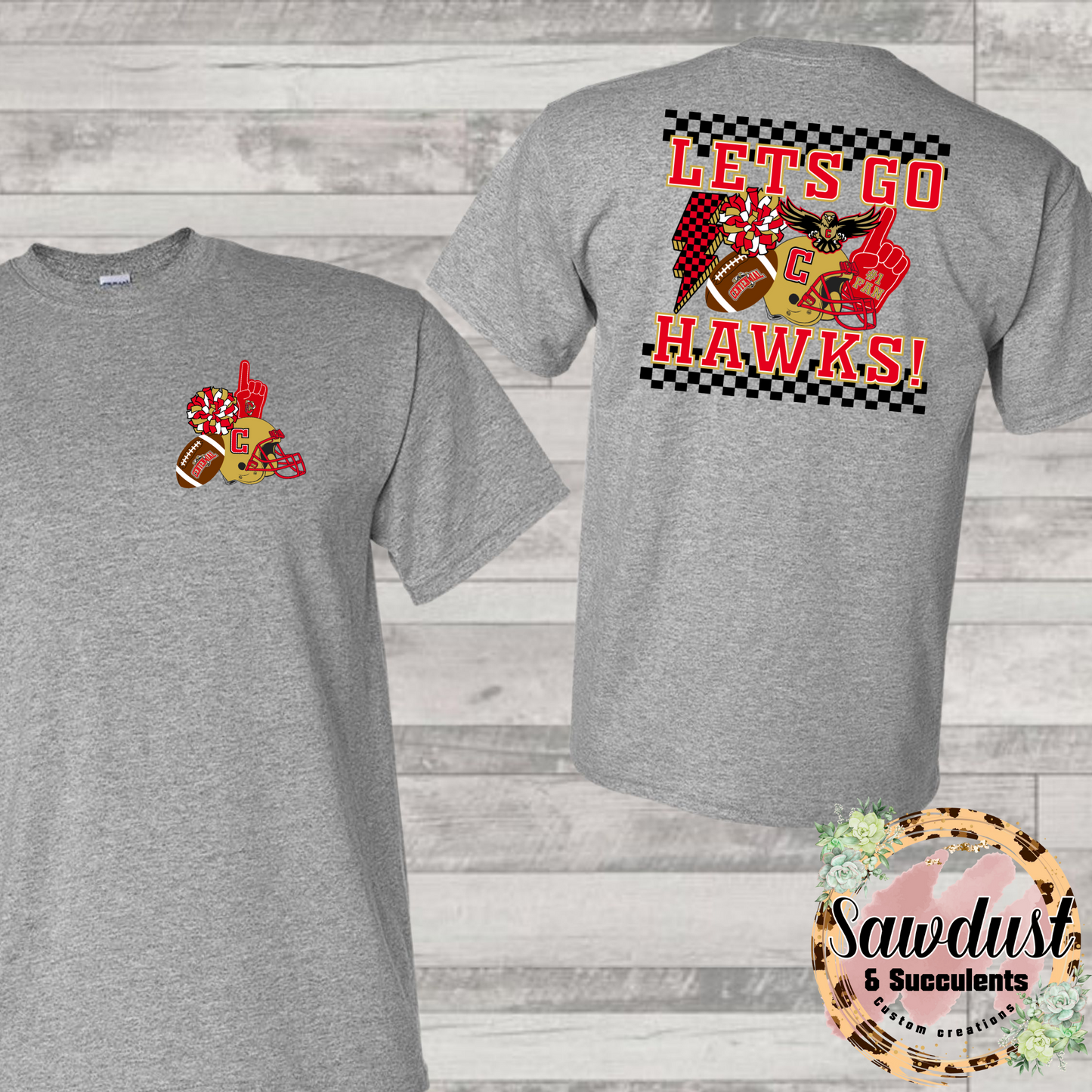 Centennial Football Retro Cluster School Spirit Wear