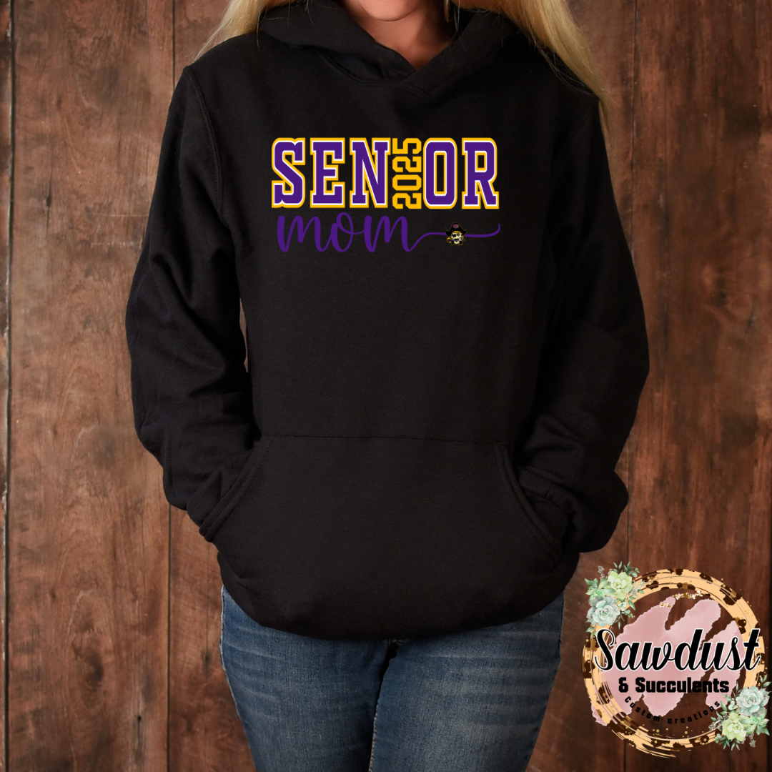Senior Mom 2025 Granbury Pirates Spirit Wear