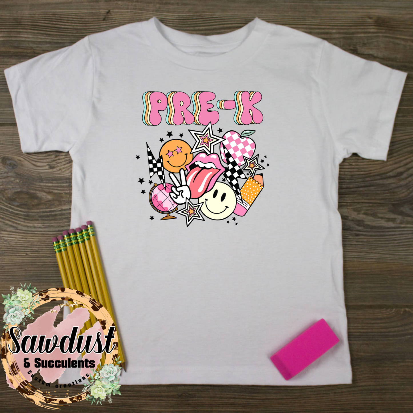Retro Pre-K graphic Tee