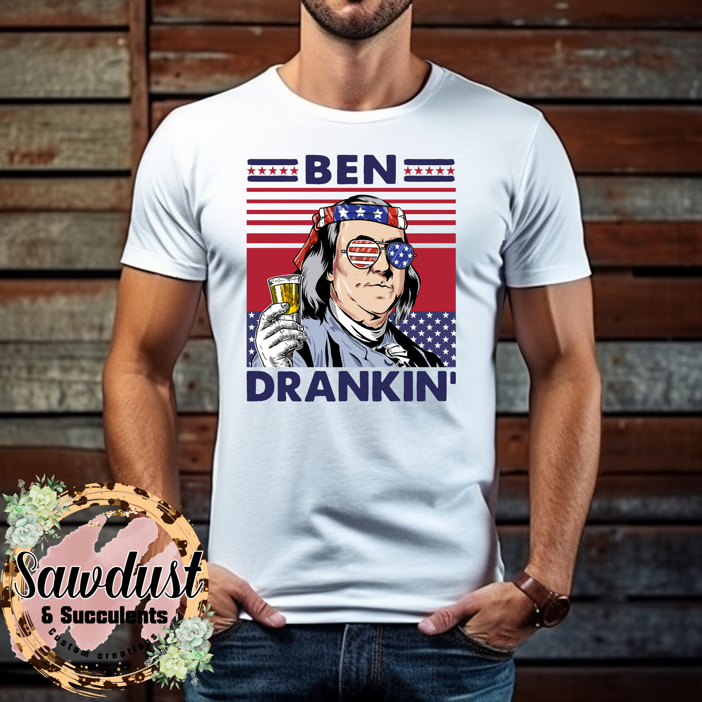Ben Drankin Patriotic Graphic Tee