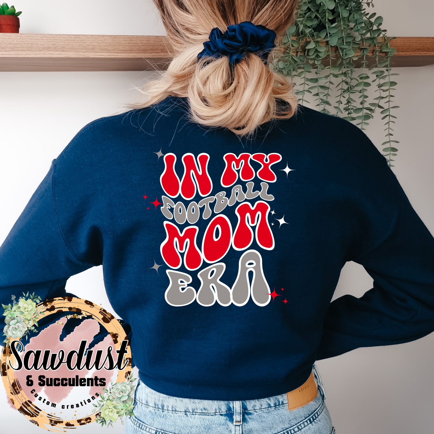In My Football Mom Era Liberty Football School Spirit Wear