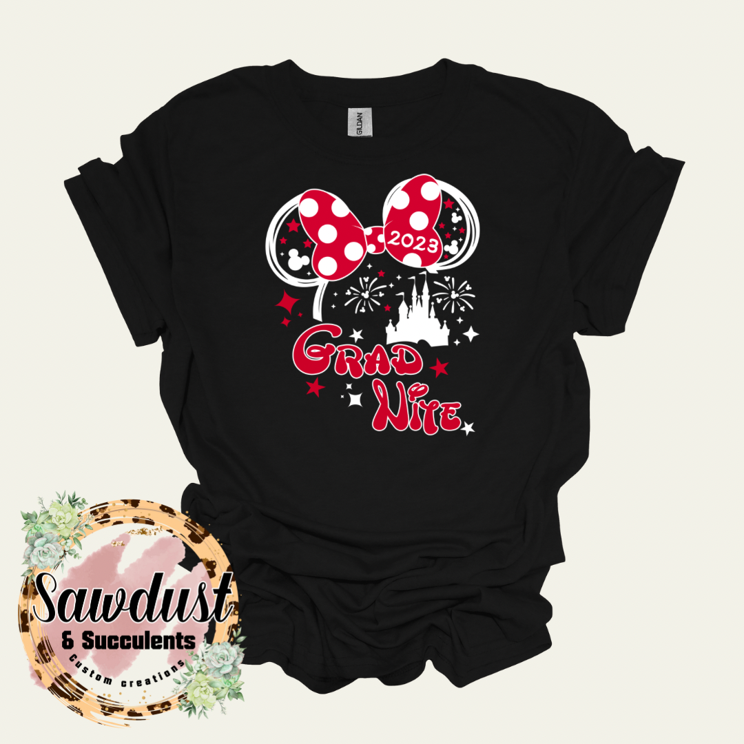 Minnie Grad Nite Tee