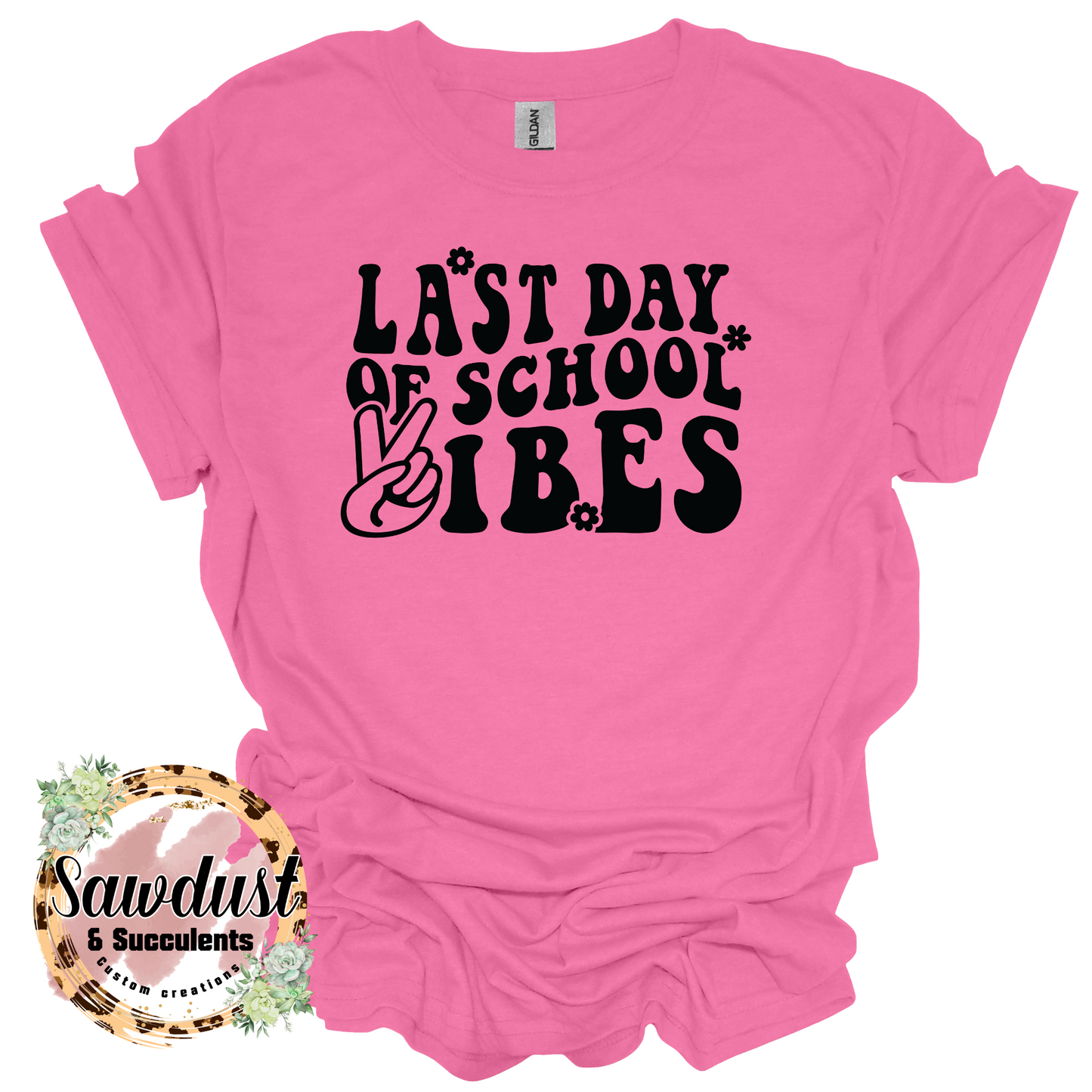 Last day of school vibes tee B/W