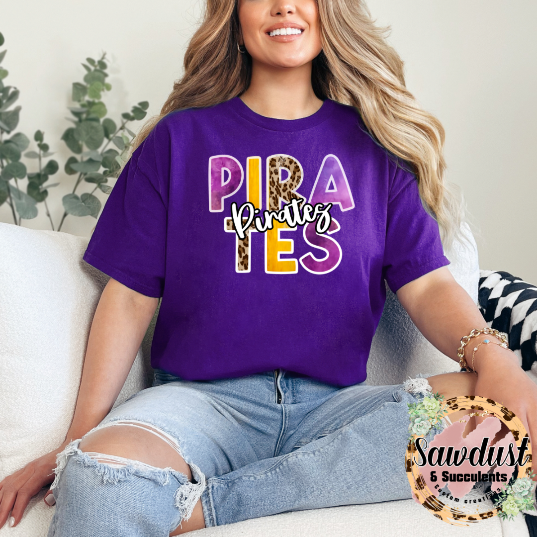 Granbury Pirates Stacked Spirit Wear