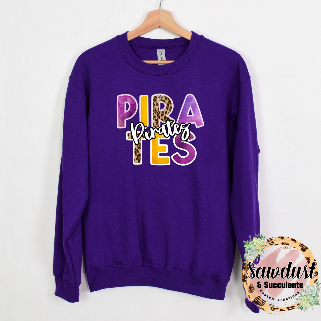 Granbury Pirates Stacked Spirit Wear