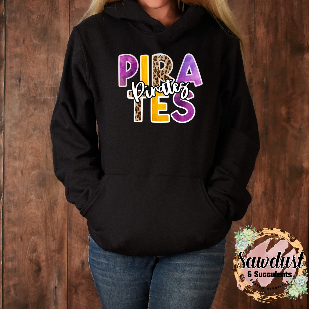 Granbury Pirates Stacked Spirit Wear
