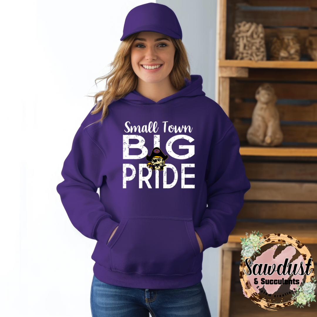 Granbury Pirates Little Town Big Pride Spirit Wear