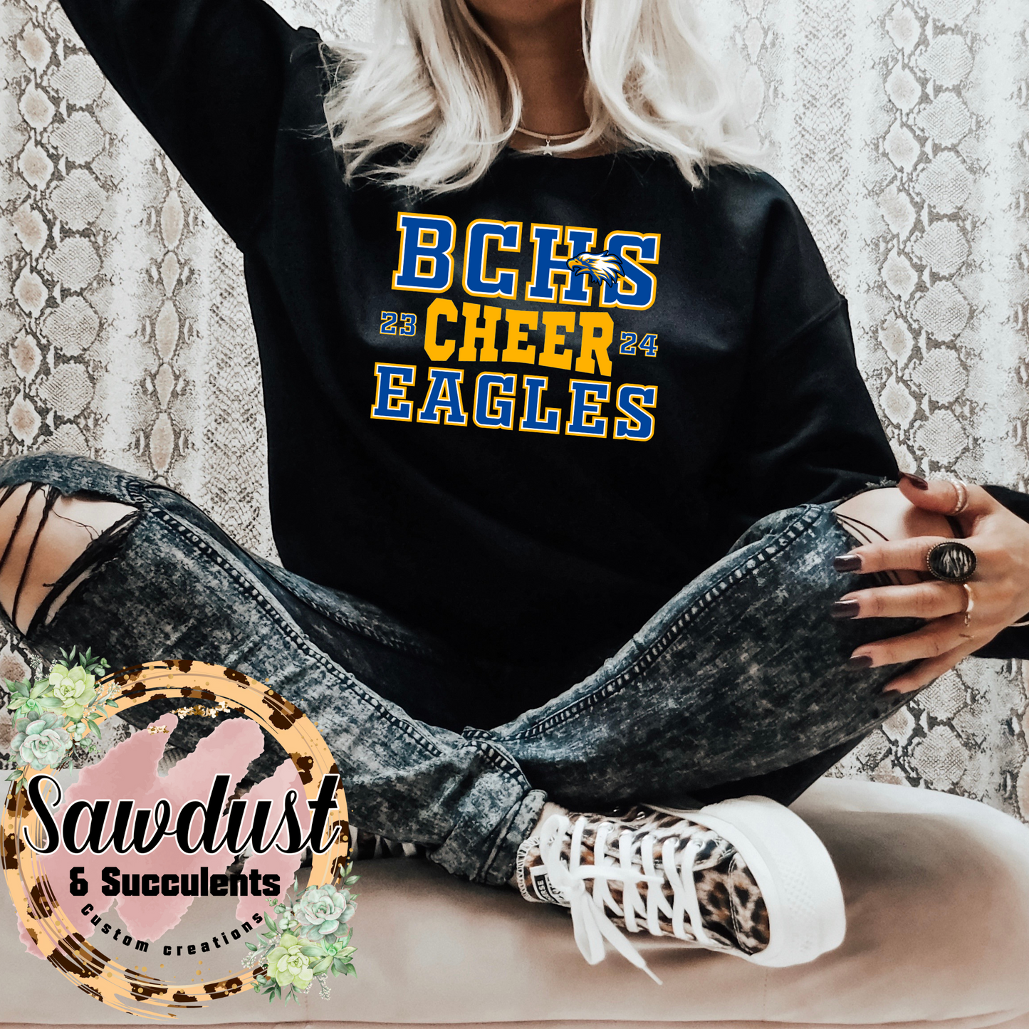BCHS Gold Cheer School Spirit Wear