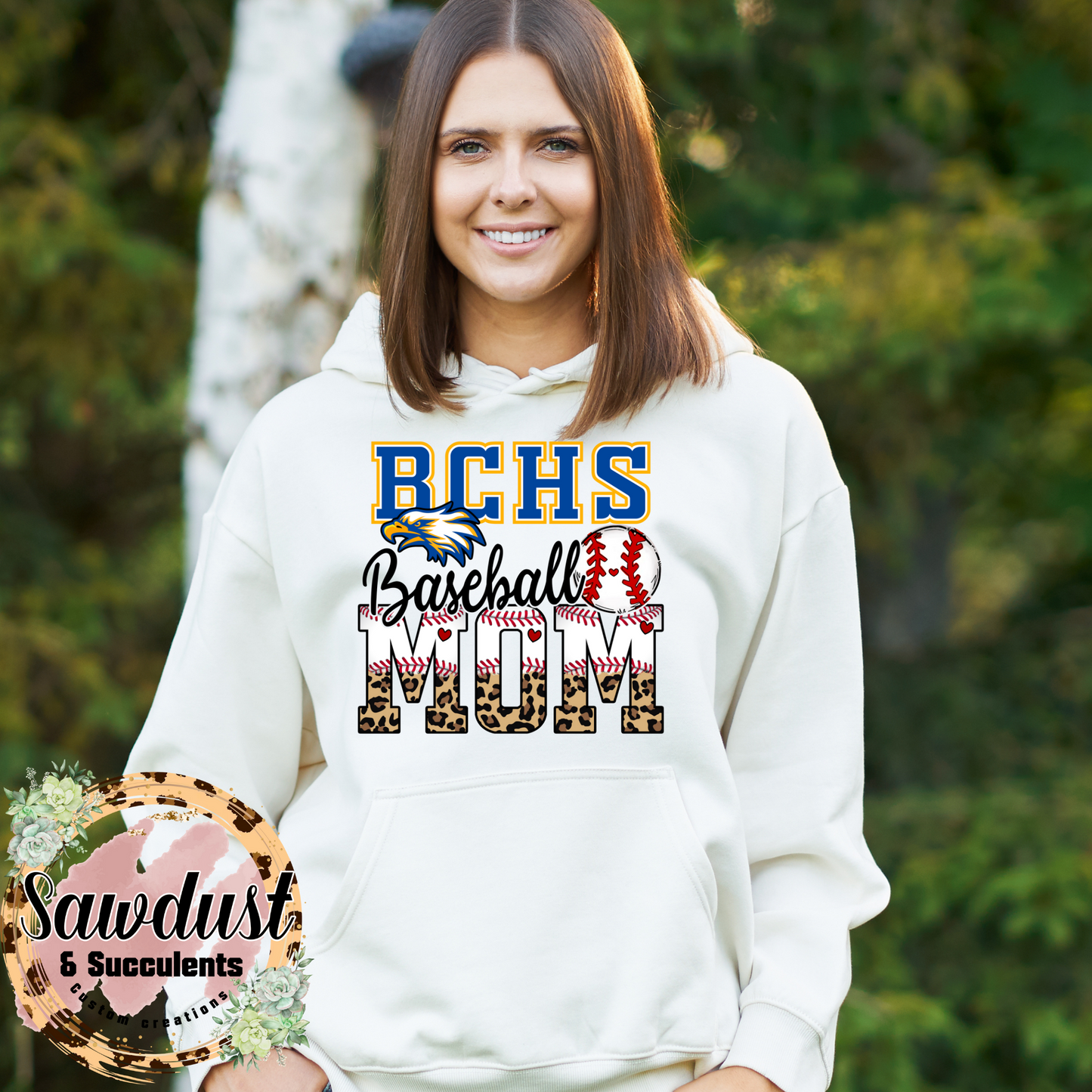 BCHS Leopard Baseball Mom Spirit Wear