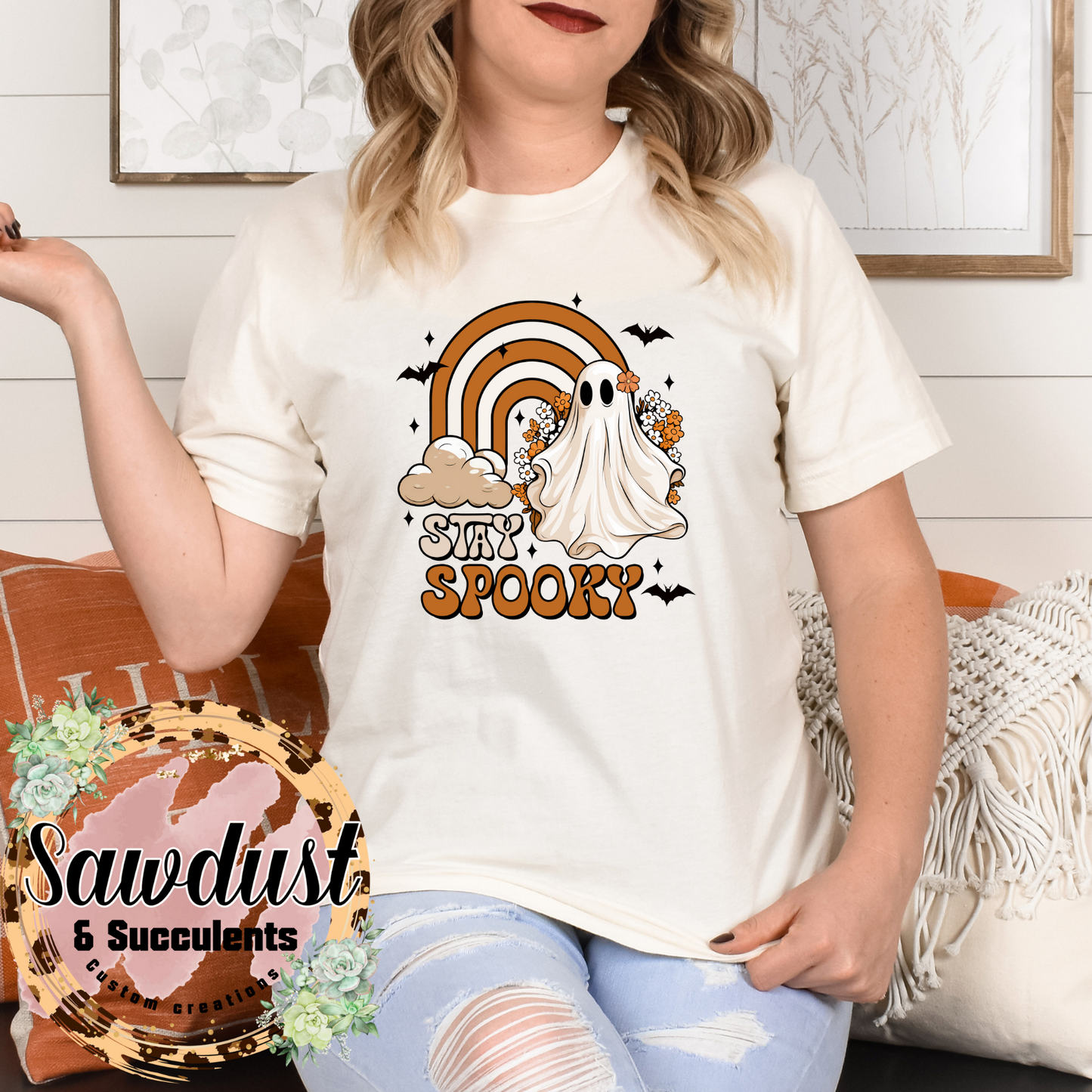 Retro Stay Spooky Graphic Tee