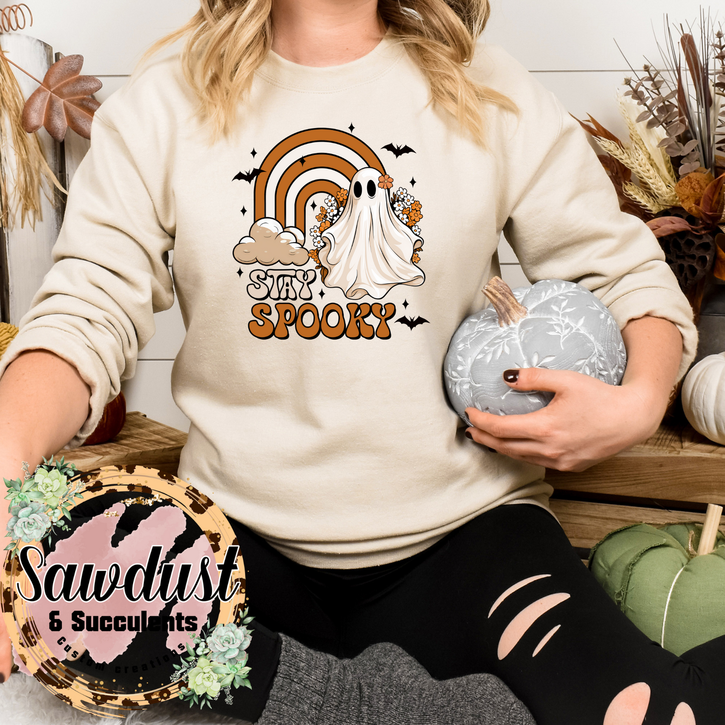 Retro Stay Spooky Graphic Tee