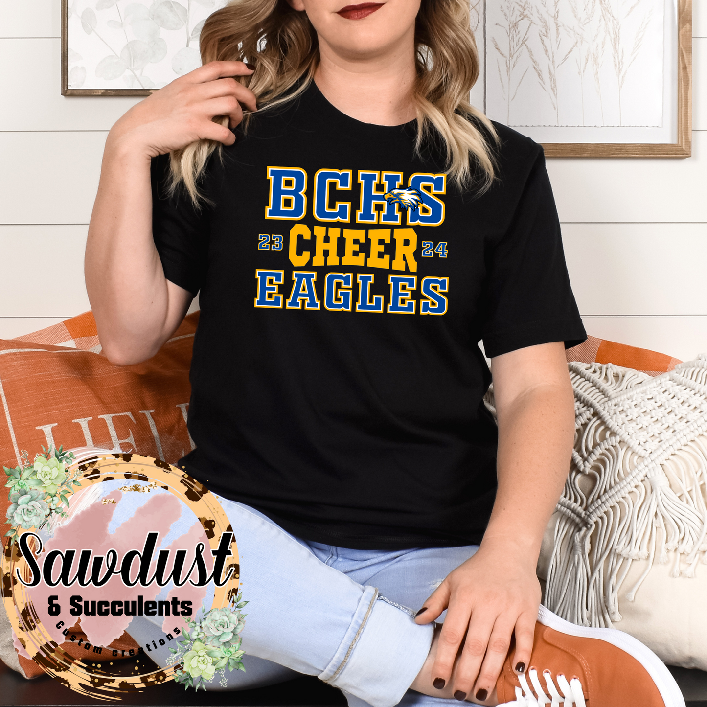 BCHS Gold Cheer School Spirit Wear