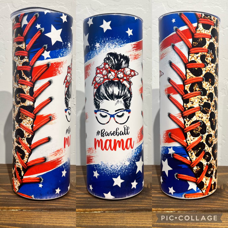 Baseball Mama Tumbler