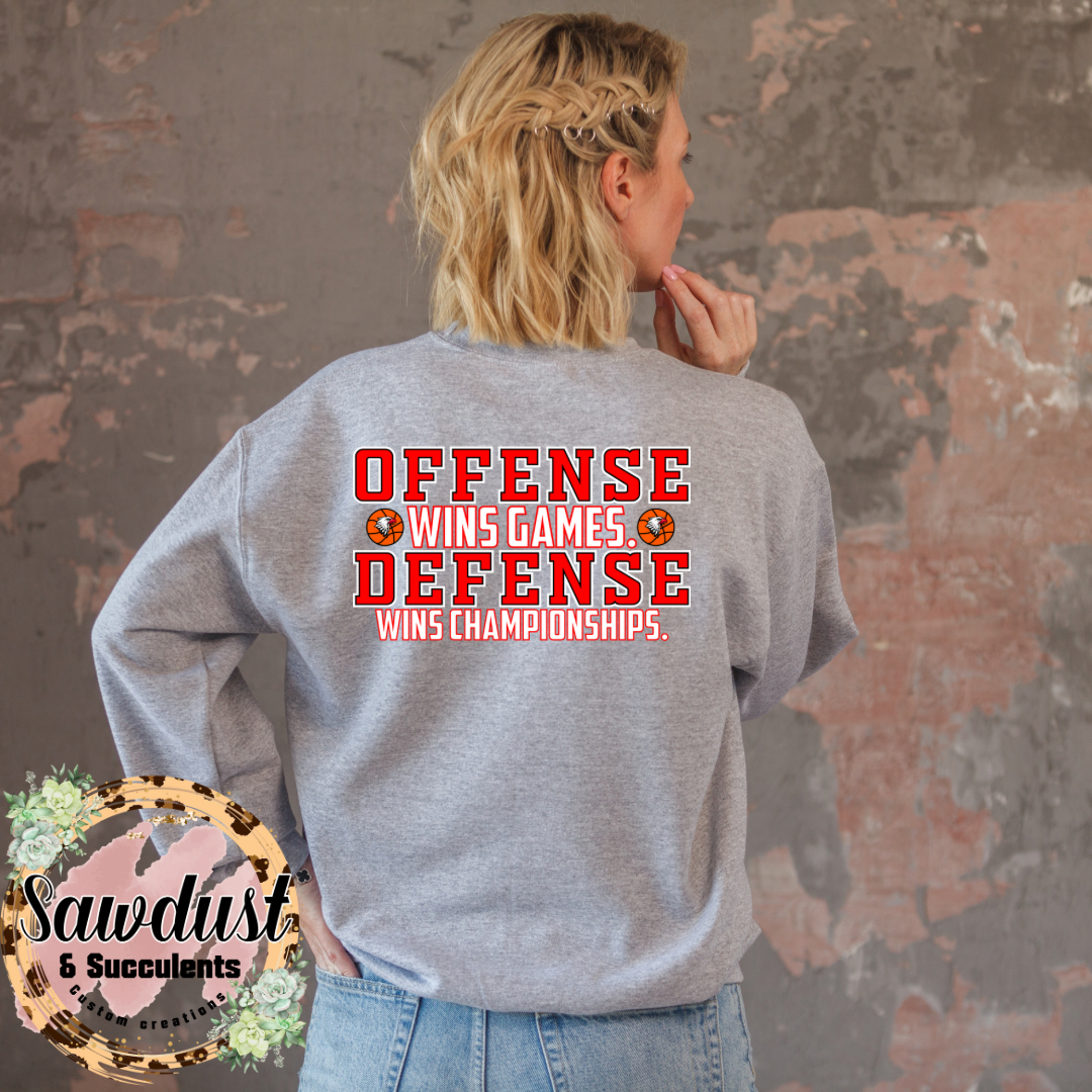 Retro Freedom Falcons Basketball OFFENSE School Spirit Wear