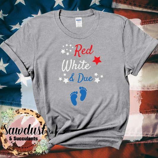 Red White & Due Graphic Tee