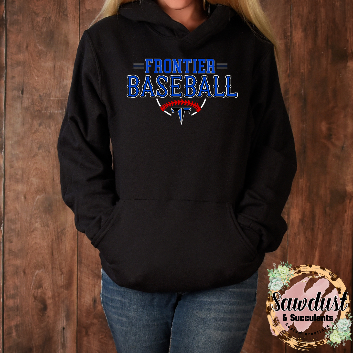 Frontier Baseball Retro Graphic Sweater