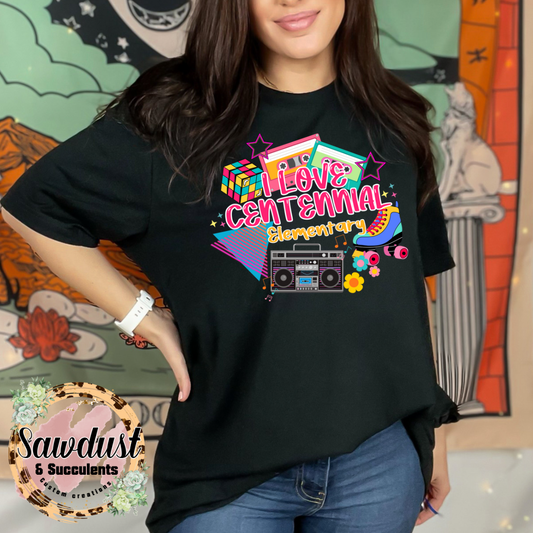 Retro 80s Centennial graphic Tee