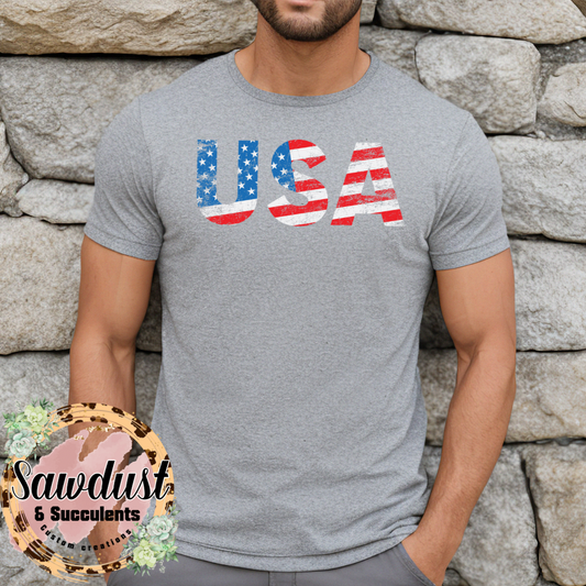 USA Patriotic Graphic Tee