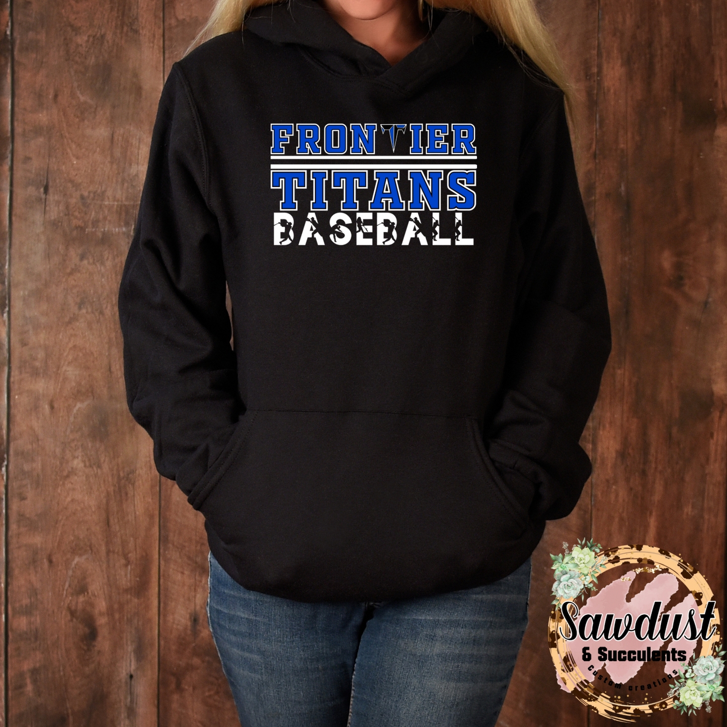 Frontier Titans Baseball Retro Graphic Sweater