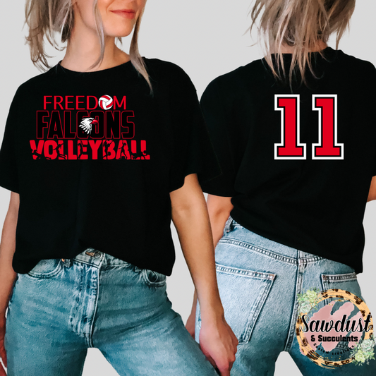 Freedom Falcons Volleyball Custom School Spirit Wear