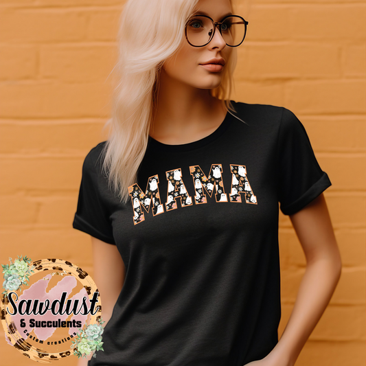 MAMA Halloween Ghost Tee/Crew Sweater