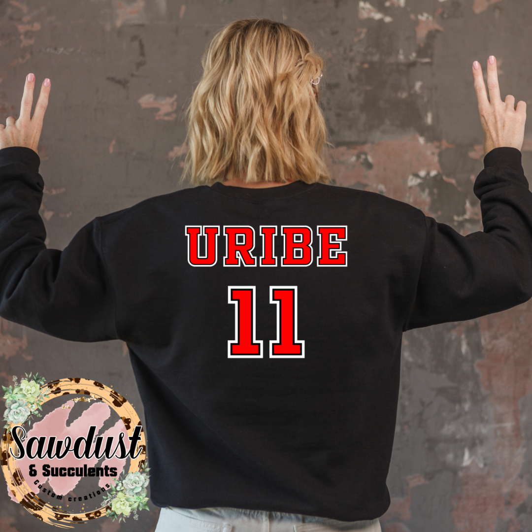 Falcons Basketball Name/# School Spirit Wear