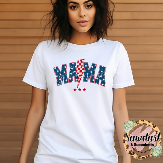 Patriotic Mama Graphic Tee