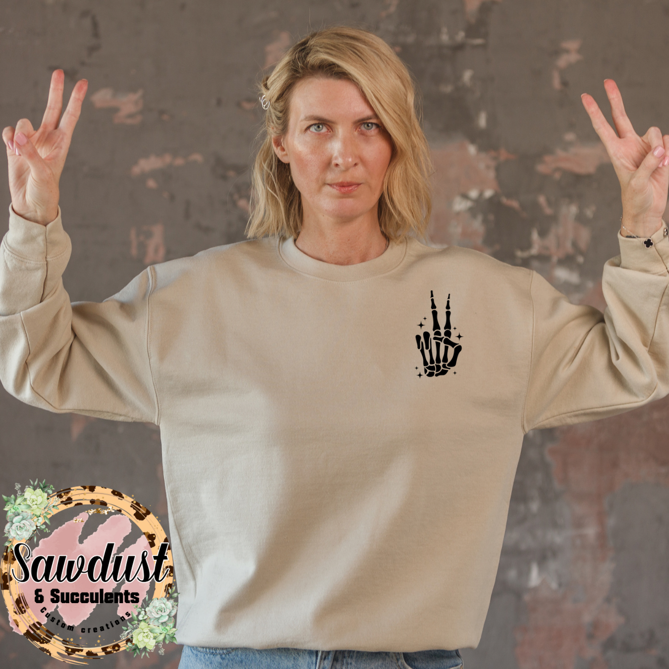 Shout Out To All The Girls Healing Graphic Crew Sweater