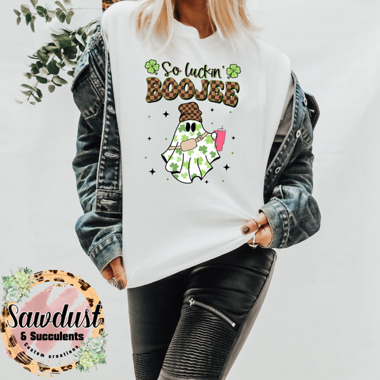 So Luckin’ Boojee St. Patrick’s Day Graphic Tee
