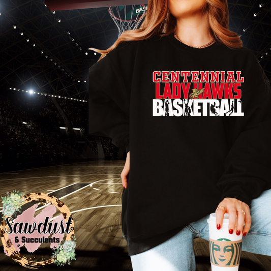 Centennial Lady Hawks Basketball School Spirit Wear