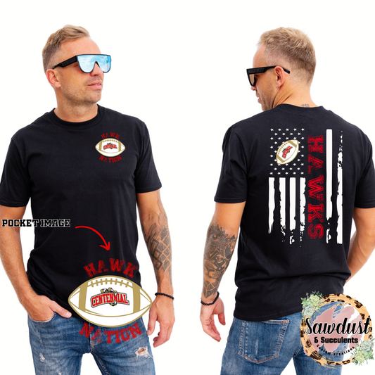 Centennial Hawk Nation Football School Spirit Wear