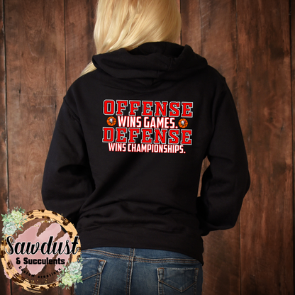 Falcons Basketball OFFENSE School Spirit Wear