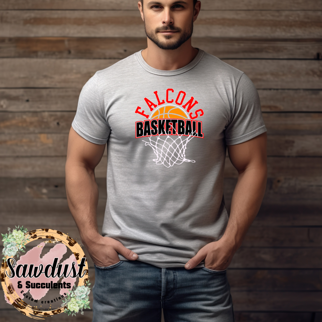 Falcons Basketball OFFENSE School Spirit Wear