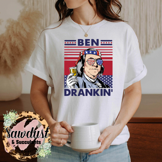 Ben Drinkin’ Patriotic Graphic Tee/Tank