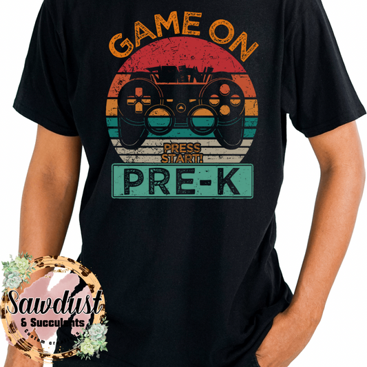 Game on Pre-K graphic Tee