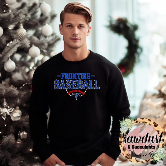 Frontier Baseball Retro Graphic Sweater