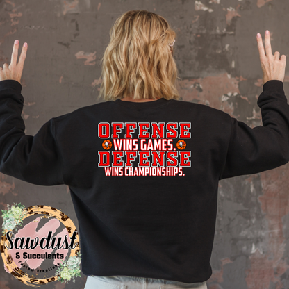 Falcons Basketball OFFENSE School Spirit Wear